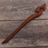 Área Turística Souvenir Antiguo Hecho a Mano Sándalo Rojo Pasador Estilo Chino Madera Broche de Madera para el Cabello para Mujeres