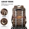 Mochila para Hombre de Cuero Crazy Horse Marent de Alto Sentido Cuero Genuino Retro Gran Capacidad para Computadora Viaje Mochila para Hombre Venta al por Mayor