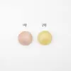 Plano Acrílico Color Sólido Semicírculo Diamante Hemisferio Colorido Brillante Globo Ocular Juguete DIY Bola de Pelo Anillo Adhesivo Cuentas