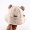 Gorro de Bebé Primavera y Otoño Estilo Coreano Súper Lindo Oso Niño Sombrero de Sol para Bebé Niño de Otoño Protección Solar Sombrero de Pescador