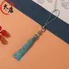 Pingente de borla de dança do leão 8cm atacado decoração de borla pendurada pingente de borla curto gordinho DIY