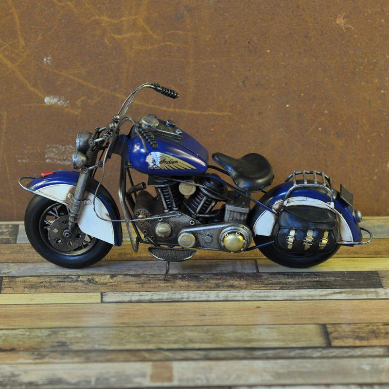 铁艺复古摩托车批发家居摆件手工饰品办公室内房间工艺品装饰摆设