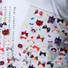 Cyansea Transfronterizo Popular Lindo Dibujo Animado Gatito Fiesta Pegatinas para Uñas DIY Pegatinas Decorativas Pegatinas para Uñas