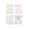 Bloc de notas de piel de vaca Blanco Crepúsculo, Serie Colección Sal de Estrella Ligera, Decoración de Collage de Fondo DIY Estilo Sal, 100 Hojas