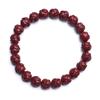Pulsera de Cinabrio de Alto Contenido para Hombre y Mujer Pulsera de Cuentas de Loto Auspiciosas Joyería de Arena Oro Púrpura Año de Nacimiento Joyería de Cuentas de Buda