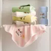 Toalha de Rosto Infantil Fleece de Coral Absorvente Sem Fiapos Macia para Limpar o Rosto Jardim de Infância Toalha de Mão para Bebê Toalha de Banho para Crianças