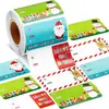 Autocolante Rolo Popular da Amazon Série de Decoração de Natal para Presente Etiqueta Autocolante