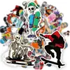 Compra Directa Transfronteriza de 56 Pegatinas de Calaveras Graffiti Street Skateboard de Moda Amazon Temu Pegatinas de Material Personalizadas Creativas