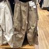 Mono japonés individual de otoño e invierno con forro polar y acolchado, pantalones de paracaidista, pantalones cargo, pantalones casuales cálidos y cortavientos, japonés individual 470732