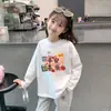 Camiseta de Manga Larga para Niña Colección Primavera y Otoño 2026, Top de Algodón Puro para Niñas Jóvenes, Camiseta Base Versátil de Moda Casual
