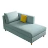Chaise Longue de Tecido Minimalista Moderno Sofá para Sala de Estar, Apartamento Pequeno, Reclinável Removível e Lavável para Quarto, Chaise Longue de Beleza de Hotel