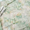 Tela de algodón rayón tela de algodón y seda amigable con la piel tela de algodón y seda ropa de dormir de verano tela de algodón rayón estampada venta de liquidación