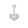 Gaibei Europeo y Americano Transfronterizo Sexy Clavo de Ombligo Diseño Personalizado Joyería de Piercing Anillo de Ombligo Acero Inoxidable Lujo Accesible y Sentido de Alta Gama