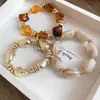 Sueños Antiguos Dorados~Set Dorado Vintage de Pulseras Apilables, Pulseras de Nicho Estilo Resort, Joyería Exagerada para Mujer