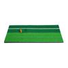 Tapete de treino de golfe com marcação de faixa de grama de duas cores portátil direto da fábrica, tapete de prática de swing de golfe, tapete de rebatida