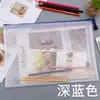 Bolsa de archivo de malla con cremallera de gran capacidad A5 de plástico PVC al por mayor A3 almacenamiento de archivos datos de examen prenatal bolsa de almacenamiento A4