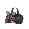 Bolso de Hombro de Lujo de Gama Alta Accesible Bolso Bowling Nuevo 2025 Bolso Boston Cilíndrico Bolso de Hombro Cruzado Tipo Almohada