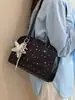 Bolso Tote Nuevo Estilo Coreano con Estampado de Estrellas para Mujer, Temporada Primavera/Verano 2026, Gran Capacidad, Versátil para el Trabajo y Salidas, Bolso de Hombro Único