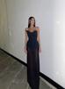 Vestido de fiesta largo con cuello en V y perspectiva de tubo en Europa y América, superventas de Amazon, comercio exterior transfronterizo