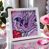 Nova pintura de diamante 5D DIY feita à mão Kuromi quebra-cabeça adesivo de diamante pintura brinquedo decorativo criativo atacado para vendedores de rua