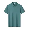 Camisas Polo de Alta Gama para Hombre y Mujer Verano 2026 Nuevo Estilo Sencillas y Versátiles Camisetas Casual de Negocios de Manga Corta de Seda de Hielo con Cuello