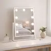 Espejo de maquillaje LED con luces, espejo para uso doméstico, espejo de escritorio, espejo de tocador para dormitorio, espejo de belleza para maquilladores al por mayor