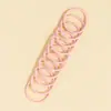 Nuevo Anillo para Pulgar de Banda de Goma Elástica de Amazon Diadema Infantil Color Sólido Trenza de Cabello de Bebé Accesorios Sencillos para la Cabeza de Niñas