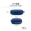 Adequado para Case Protetor de Fone de Ouvido Bluetooth 1MORE Magic S50 Case Protetor de Borracha Macia de Silicone Bolsa de Armazenamento para Compartimento de Carregamento