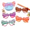 2026 Nuevas Gafas Inflables para Niños con Forma de Corazón, Gafas de Sol para Bebés con Forma de Corazón, Gafas de Sol para Niños Gafas de Sol