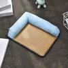 Tapete de verão para cães tapete de verão para canil de vime para cães e gatos cama para dormir tapete para cães de pequeno e médio porte Teddy Corky lavável