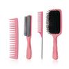 LUOTTS Ponto Transfronteiriço Almofada de Ar Grande Pente de Costelas Conjunto de Pente de Cabelo Pente de Cabelo Penteado Big Bend Pente de Cauda Pontiaguda