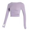 Roupas de Yoga para Mulheres, Manga Curta, Respirável, Secagem Rápida, Tops Curtos Estilo Hot Girl, Roupas de Yoga Sexy, Roupas Esportivas Justas