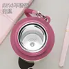 Termo de acero inoxidable con popote, vaso de agua, cabeza de bala, alta apariencia, para hombres y mujeres, estudiantes, taza especial para la escuela, portátil, regalo