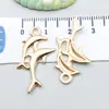 Pingente Misto de Liga de Ouro 100K Série Estrela Sol Lua Pingente Acessórios para Pulseira Colar DIY