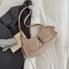Bolsa Transversal Macia e Relaxada Estilo Novo Primavera 2026, Bolsa de Ombro Estilosa, Bolsa Tote de Grande Capacidade para Mulheres
