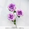 Serie Morada Clara de Flores Artificiales para Decoración de Salón de Bodas, Habitación de Boda, Arreglo de Piso de Hotel, Arreglo de Flores de Hortensia Artificiales y Paisajismo