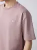 Camiseta de Manga Corta para Hombre Moomaike 210g Algodón de Peso Pesado Tacto Algodón Hombre Verano 2026 Nueva Camiseta Transpirable Top 75186