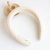 Diadema Maillard Parte Superior Craneal Alta Retro Diadema Prensada Lavar Cara Mechones de Cabello Marrón Esponja Salir Horquilla Combinable Tocado