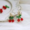 Exquisitas Cuentas de Miyuki Cuentas de Cristal Colgante de Cereza Tejido DIY Hecho a Mano Joyería Aretes Accesorios Materiales Moda