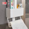 KM 1225 geladeira armazenamento magnético rack rolo papel rack prateleira multifuncional filme plástico rack de tecido punch-free