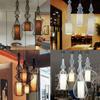 Luminária Pendente Nórdica para Bar, Pousada Retrô, Sala de Estar, Sala de Jantar, Restaurante de Hot Pot, Grande Luminária Pendente de Gaiola de Pássaro em Ferro Forjado Estilo Americano Aristocrático