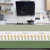 Cortina de PVC gruesa para gabinete de cocina, impermeable y a prueba de aceite, a prueba de polvo, con velcro, autoadhesiva, para cubrir artículos diversos.