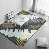 Alfombra de estilo avanzado para sala de estar, sofá, mesa de centro, alfombra ligera de lujo, nueva, china, nórdica, simple, moderna, abstracta, para dormitorio, tienda completa
