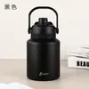 Termo al vacío para exteriores de acero inoxidable 316 con pajilla y asa portátil, botella de agua deportiva al por mayor
