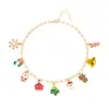 Collares Navideños Transfronterizos Europeos y Americanos, Guirnaldas de Moda y Versátiles, Cascabeles para Árbol de Navidad, Colgantes, Collares y Pulseras para Personas Mayores, Venta al por Mayor
