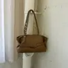 Bolso tote de gran capacidad para mujer, nuevo modelo de otoño 2026, bolso de hombro de moda vintage de alta gama Maillard