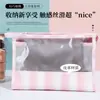 Bolsa de Maquillaje Rayada Colorida de Gama Alta Transfronteriza, Bolsa de Almacenamiento Impermeable Grande para Viaje, Linda Bolsa de Cosméticos y Artículos de Tocador