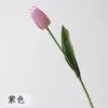 Venta directa de fábrica de tulipanes hidratados de alta calidad con tacto realista, flores artificiales de efecto mojado para decoración del hogar, interiores y bodas