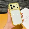 Funda de Teléfono para iPhone 18 PRO de Acrílico tipo Bomba de Crema Borde Redondo Agujeros Finos Color Translúcido Funda con Protección contra Caídas para Apple 17