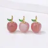 Acessórios de Pingente de Contas de Maçã Raposa de Ágata Yanyuan DIY Acessórios de Trançado para Pulseira de Cauda de Peixe Borboleta Colar Joias